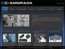 Tablet Screenshot of amopack.com